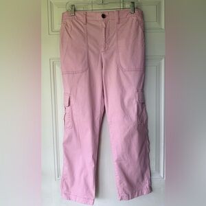 Old Navy OG Pink Chino Cargo Pants